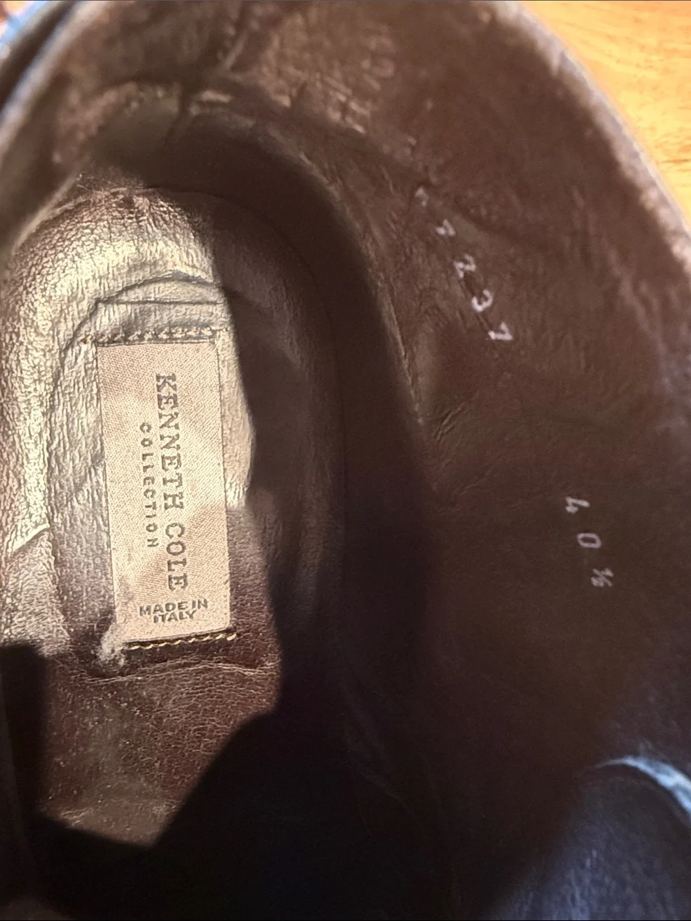 Kenneth Cole Collection Italian Leather Chukka Boots Black